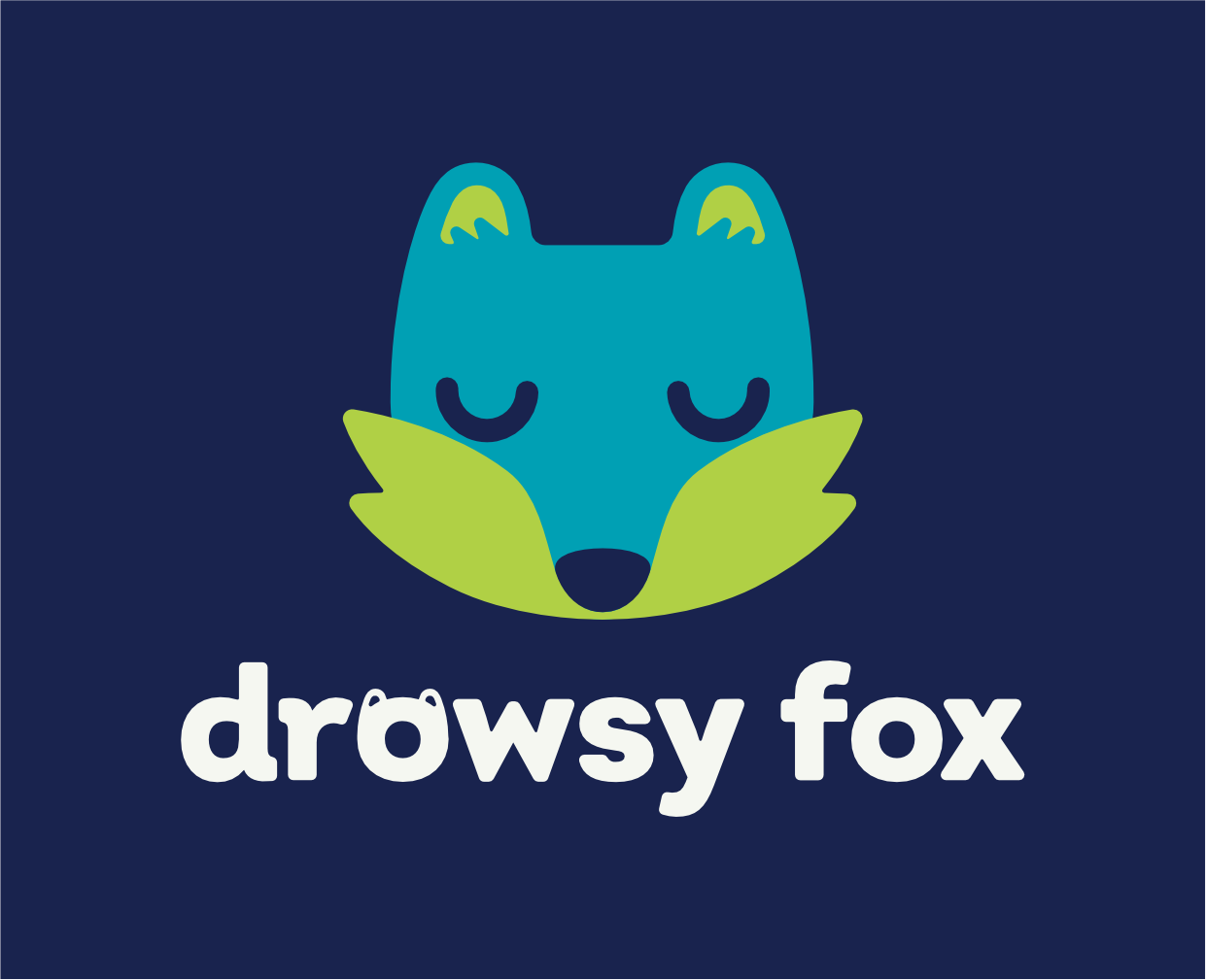 the dark theme drowsy fox logo