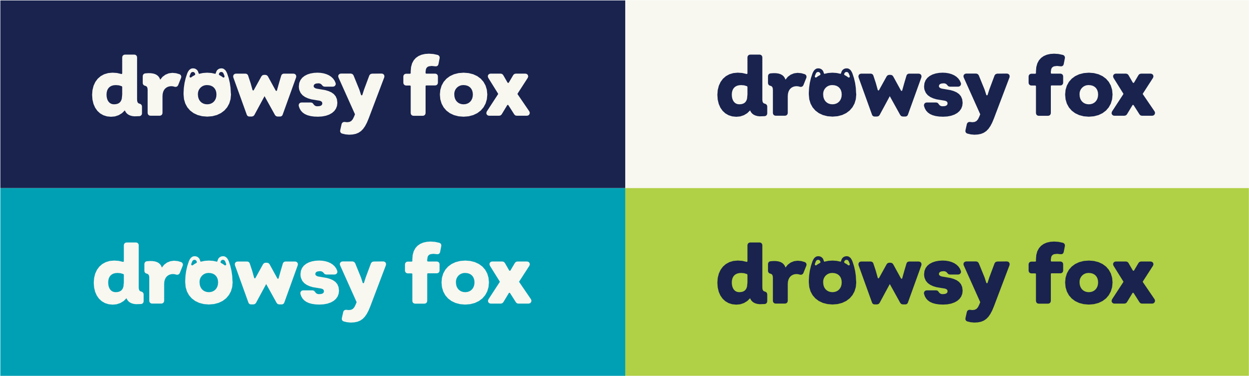 the drowsy fox logotype